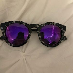 Purple Polarized Diff Sunglasses